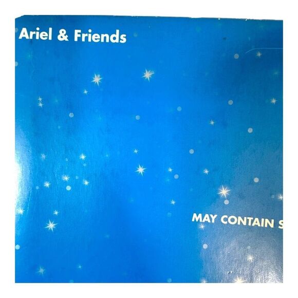 VTG Disney Little Mermaid Ariel & Friends Blown Glass Ornament Set of 6 In Box - Picture 3 of 15